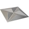 Ekena Millwork 11 7/8in. W x 11 7/8in. H Kent EnduraWall Decorative 3D Wall Panel Covers 0.98 Sq. Ft. WP12X12KECST - alternate 4